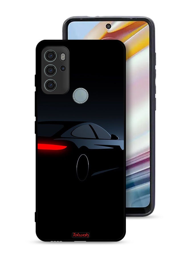 Tolwak Motorola Moto G60S Protective Case Cover Dark Car - Image 1