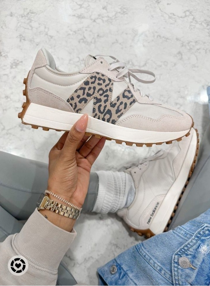 New Balance NB 327 Classic 70s Fashion Style Leopard Print Sport Shoes Unisex - Image 3