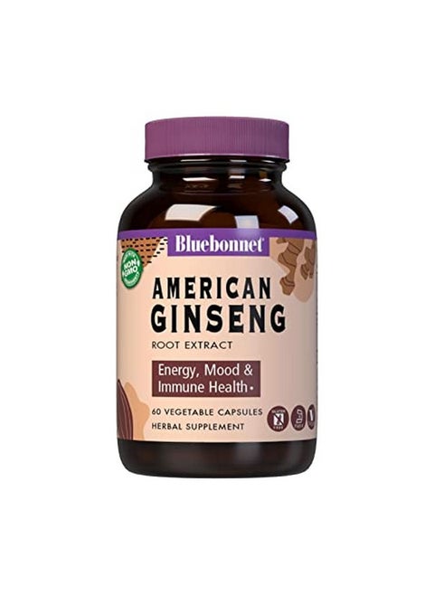 American Ginseng Root Extract Supplement 60 Count
