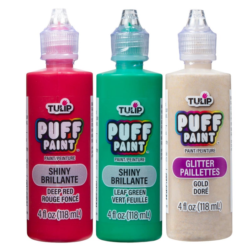 Tulip Dimensional Paint Kits 42185 Dfpt Multi 4Oz Slick 3PkXmas Pack 4 Fl Oz Pack of 3 As Detailed 3 Count - Image 2