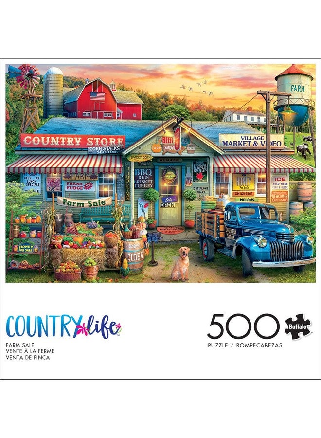 بافلو جايمز ألعاب الجاموس - إدوارد - بيع المزرعة - أحجية الصور المقطوعة من 500 قطعة للكبار - أحجية صعبة مثالية لأمسيات اللعب - الحجم النهائي 21.25 × 15.00 - Image 2