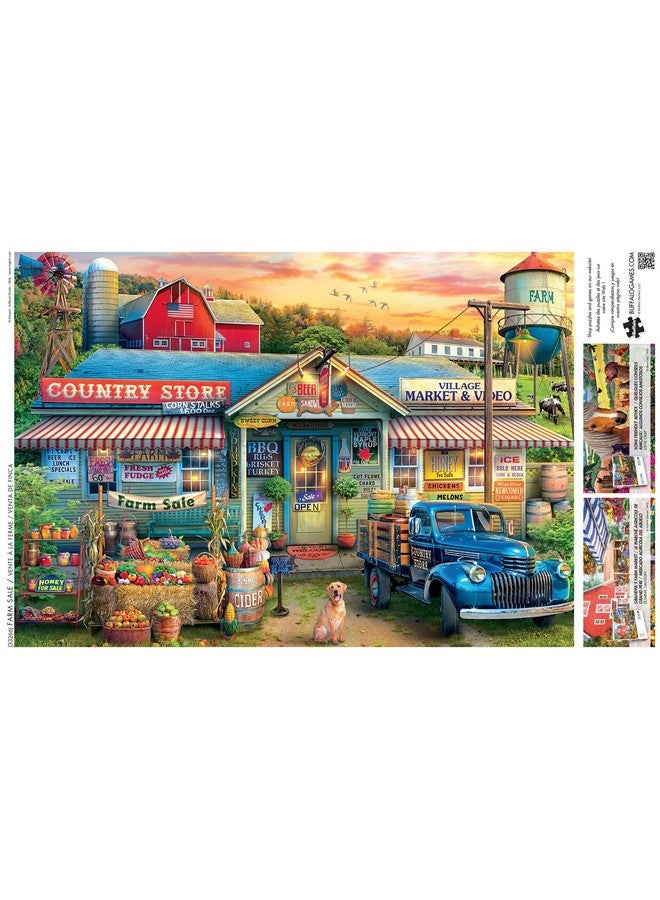 بافلو جايمز ألعاب الجاموس - إدوارد - بيع المزرعة - أحجية الصور المقطوعة من 500 قطعة للكبار - أحجية صعبة مثالية لأمسيات اللعب - الحجم النهائي 21.25 × 15.00 - Image 3