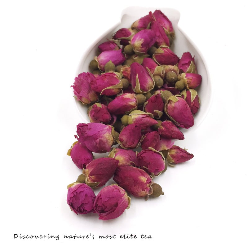 ELITEA 5.3oz Dried Rose Buds Rosebud Flower Herb Loose Leaf Tea 150g 100% Fragrant Natural Healthy Herbal Tea - Image 2
