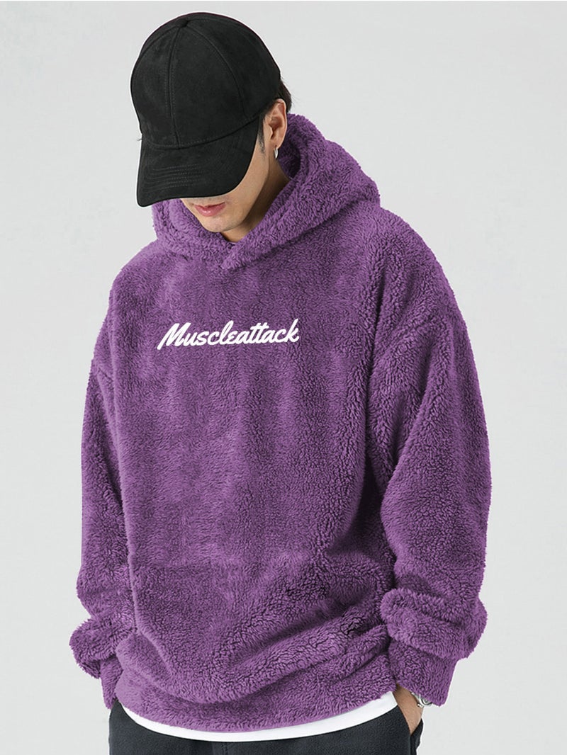 Embroidered Letter Hoodie Casual Long Sleeve Top - Image 2