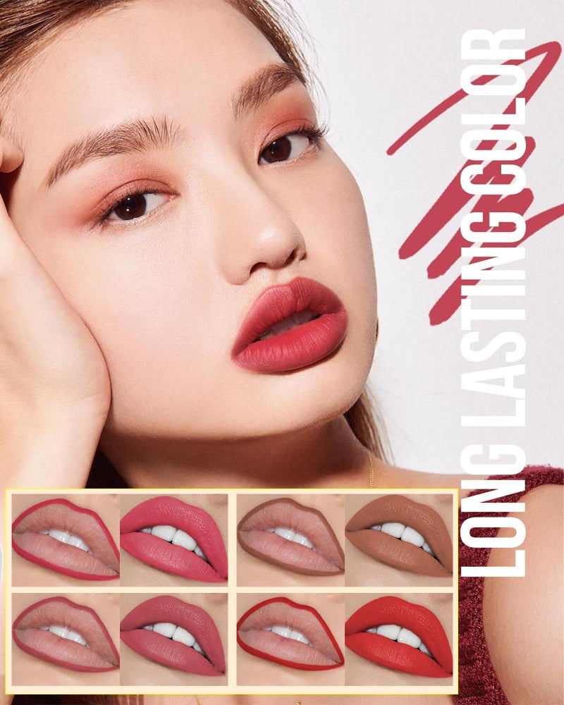 LYSdefeu Lip Stain Makeup Pen-1Pcs Berry Pink Hydrating Lip Stain Liquid Lip Liner Pencil, Matte Color Look, Longlasting Waterproof Smudgeproof Natural Finish,Precise Chisel Tip Smooth,Makeup Gift for Women-01 - Image 2