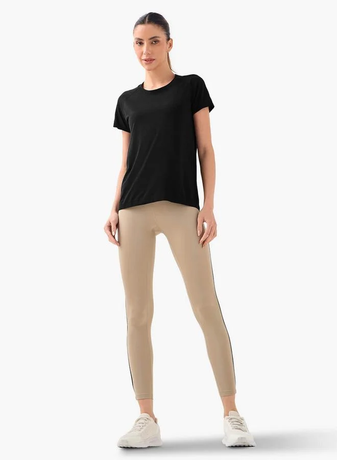 ADOT by Splash Seamless T-Shirt with Raglan Sleeves