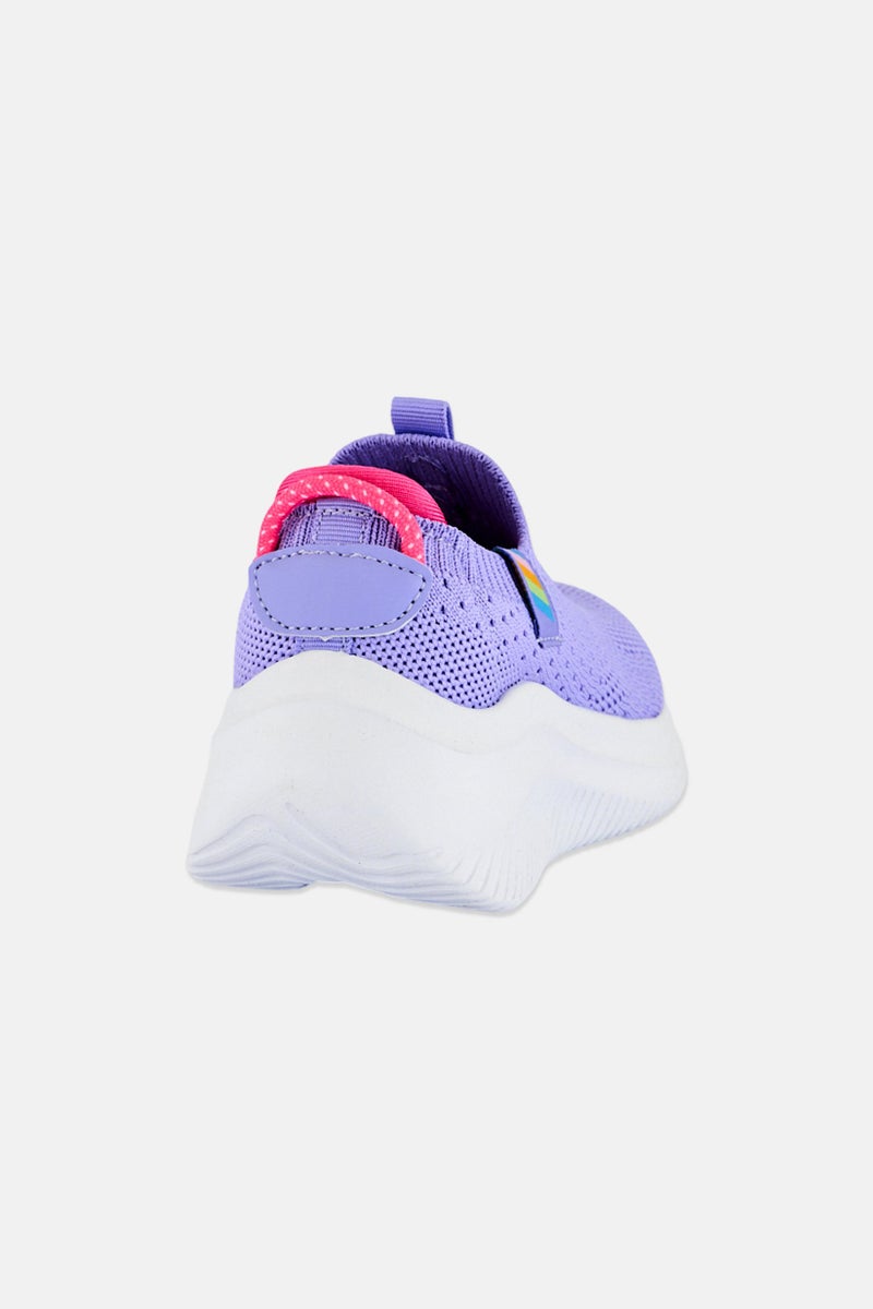 Mudd Toddlers Girl Slip On Outdoor Shoes, Lavender - Image 3