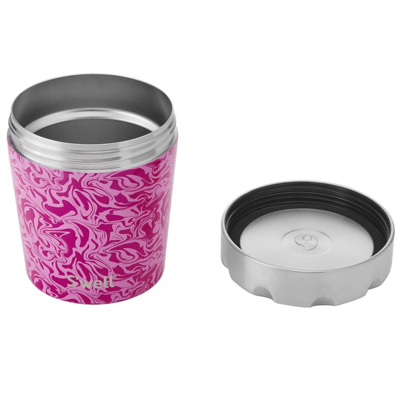 S'well Stainless Steel Ice Cream Chiller, 16oz, Strawberry Swirl, Triple Layered Vacuum Insulated Container Keeps Ice Cream Frozen For Up To Four Hours, BPA Free - Image 5