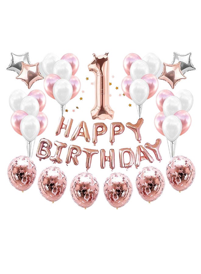 NIBEMINENT 48-Piece First Birthday Party Decoration Balloon Set - Image 1