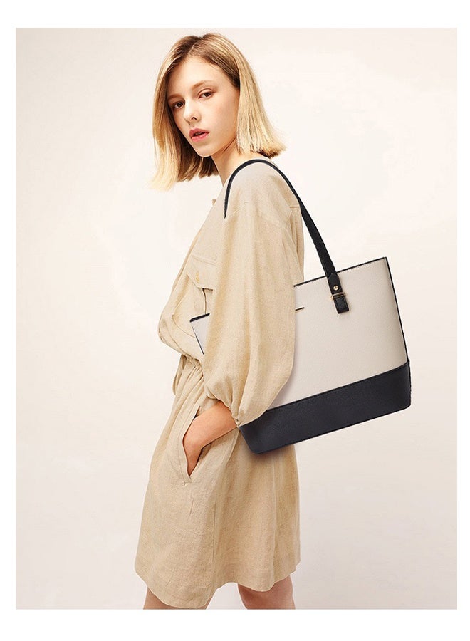 general New Fashion 3-Piece Set Large Capacity Tote and Crossbody Convertible Organizer Bag for Women - Image 2