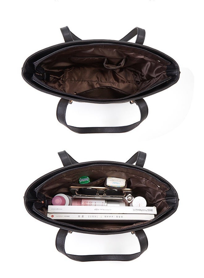 general New Fashion 3-Piece Set Large Capacity Tote and Crossbody Convertible Organizer Bag for Women - Image 3