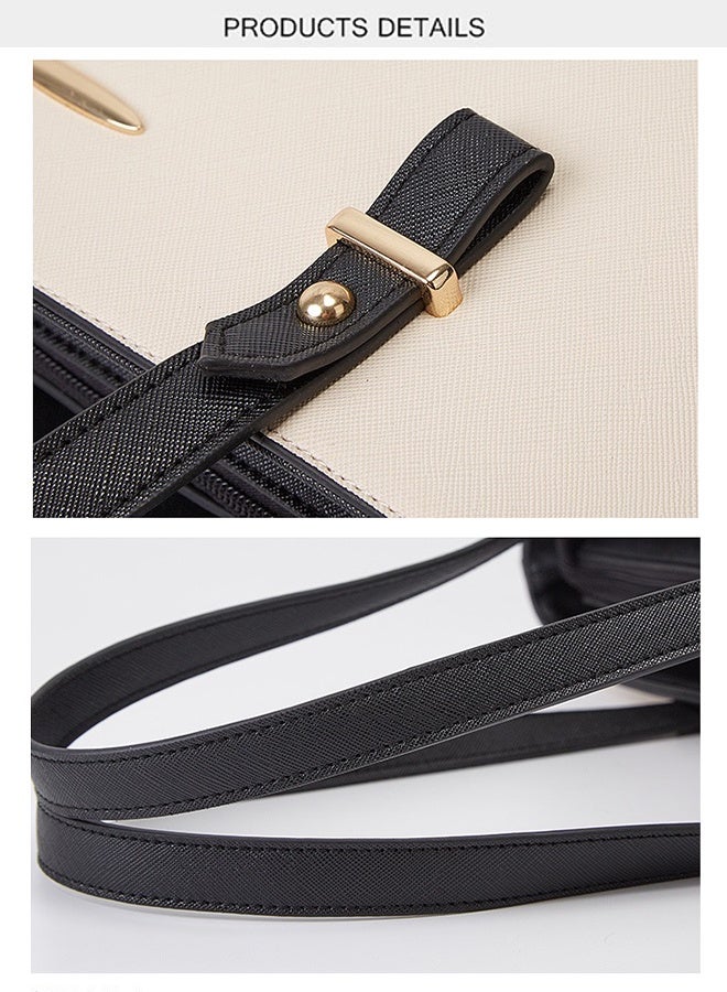 general New Fashion 3-Piece Set Large Capacity Tote and Crossbody Convertible Organizer Bag for Women - Image 4