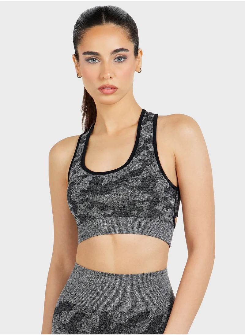 The Giving Movement Seamless Camo Bra