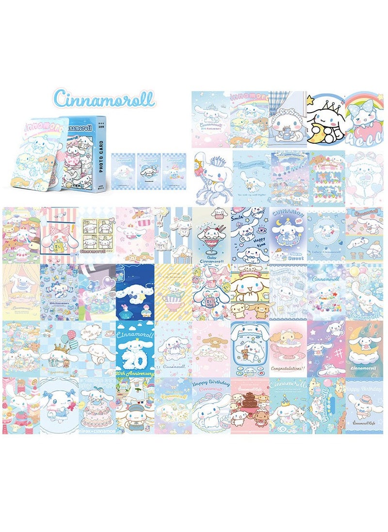 NIBEMINENT 250-Piece Sanrio Melody Cinnamon Cute Anime Girl Photo laser Lomo Cards  - Image 3