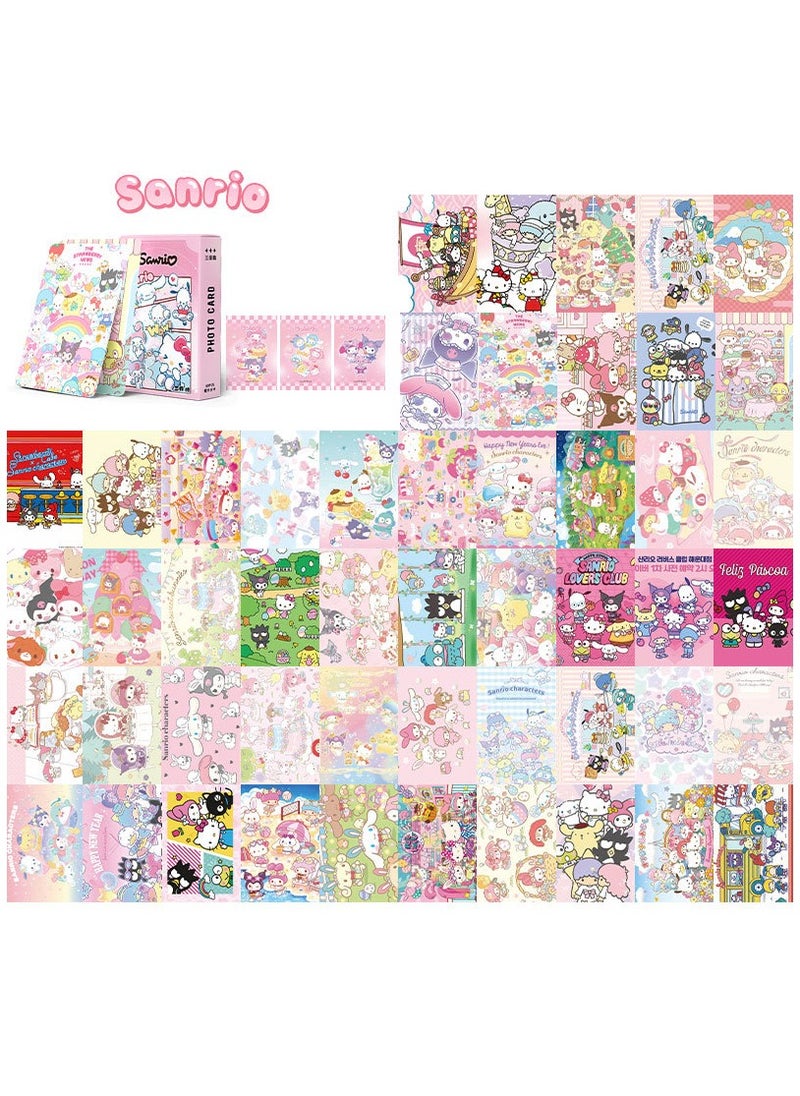 NIBEMINENT 250-Piece Sanrio Melody Cinnamon Cute Anime Girl Photo laser Lomo Cards  - Image 4