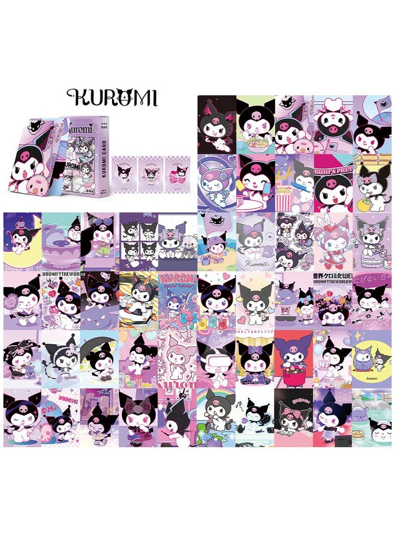 NIBEMINENT 250-Piece Sanrio Melody Cinnamon Cute Anime Girl Photo laser Lomo Cards  - Image 2