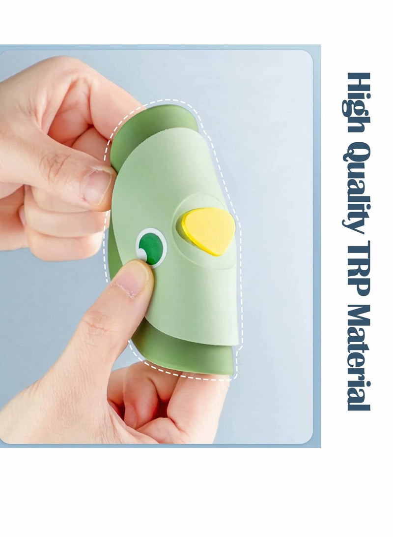 KASTWAVE سدادة تصريف سيليكون، جهاز التقاط الشعر الكرتوني لسدادة تصريف حوض الاستحمام، واقيات الغطاء سهلة التركيب والتنظيف تناسب - Image 2