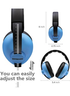 Eworld Kids Noise Reduction Earmuffs, Baby & Toddler Ear Protection Noise Cancelling Headphones for Ages 3 Months to 2 Years, Essential Infant Hearing Protection for Sleep, Travel & Studying  - Image 2