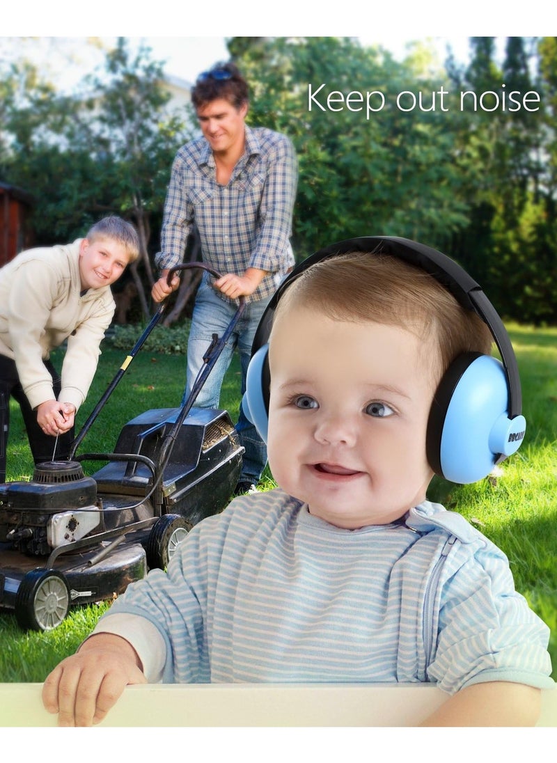 Eworld - Kids Noise Reduction Earmuffs, Baby & Toddler Ear Protection Noise Cancelling Headphones for Ages 3 Months to 2 Years, Essential Infant Hearing Protection for Sleep, Travel & Studying - Image 1