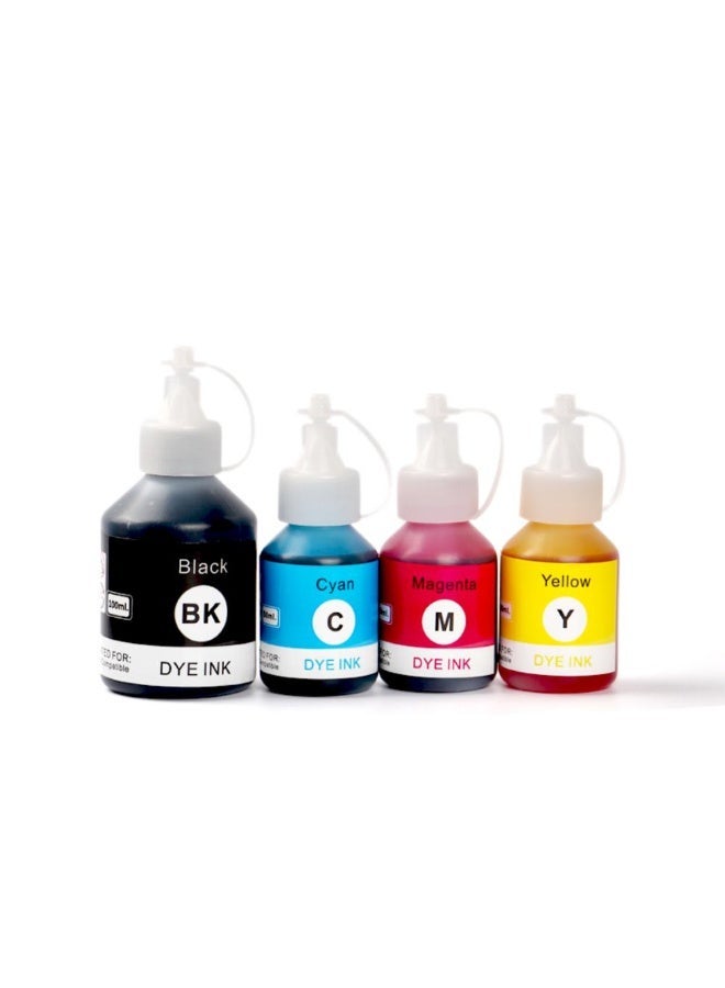 NexNova BT6000 BT5000 Ink for Brother Ink Tank 4-Color (Black Cyan Magenta Yellow) Printers Refill for DCP - T300 T500W T700W T310 T510W T710W MFC - T800W T810W T910W T4500DW - Image 1