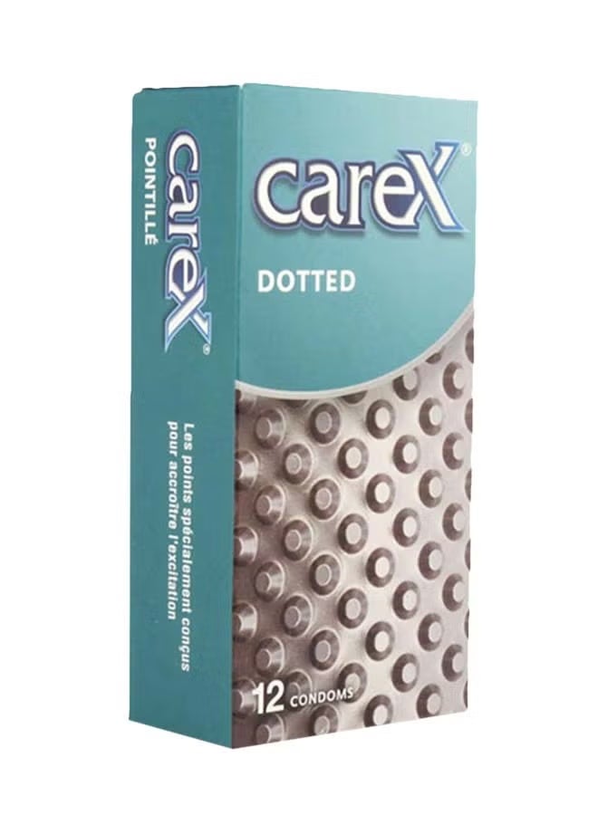 careX 12-Piece Dotted Condom - Image 2