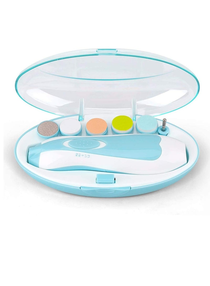 ELTRAZONE Baby Nail Trimmer, Fansidi Upgraded Safe Baby Nail File- Electric Baby Nail Clipper for Newborn or Toddler Toes and Fingernails - Girls and Boys Accessory - Image 1
