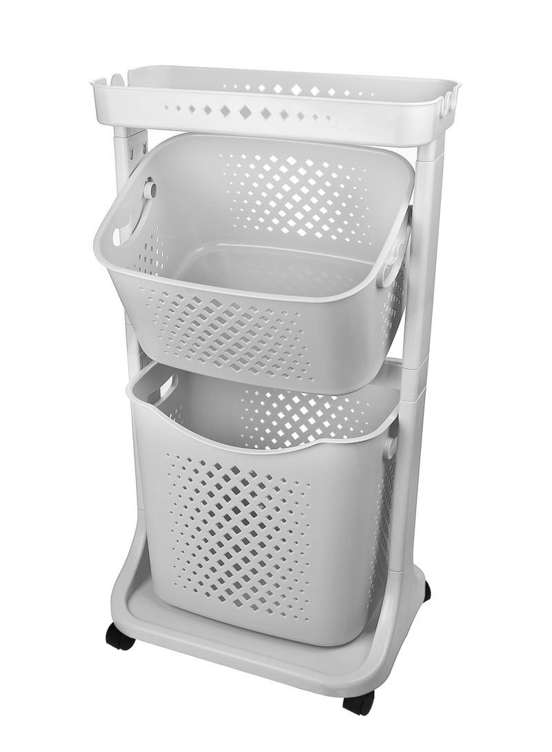 تيتيز طقم سلال تنظيم حمام طبقتين