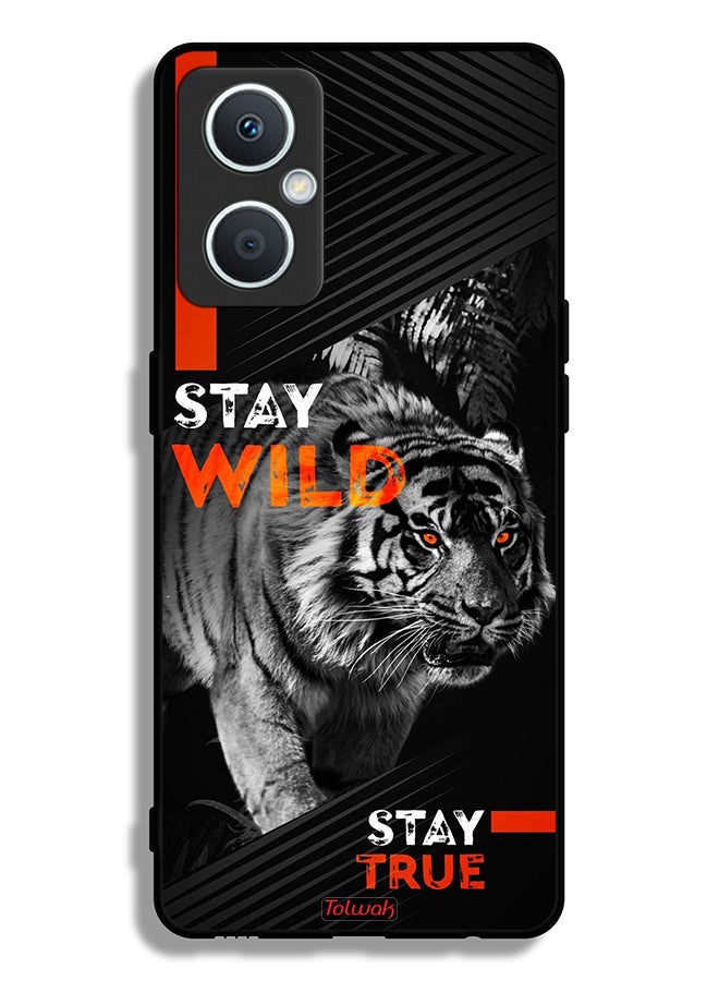 Tolwak Oppo A96 5G (China) Protective Case Cover Stay Wild Stay True  - Image 2