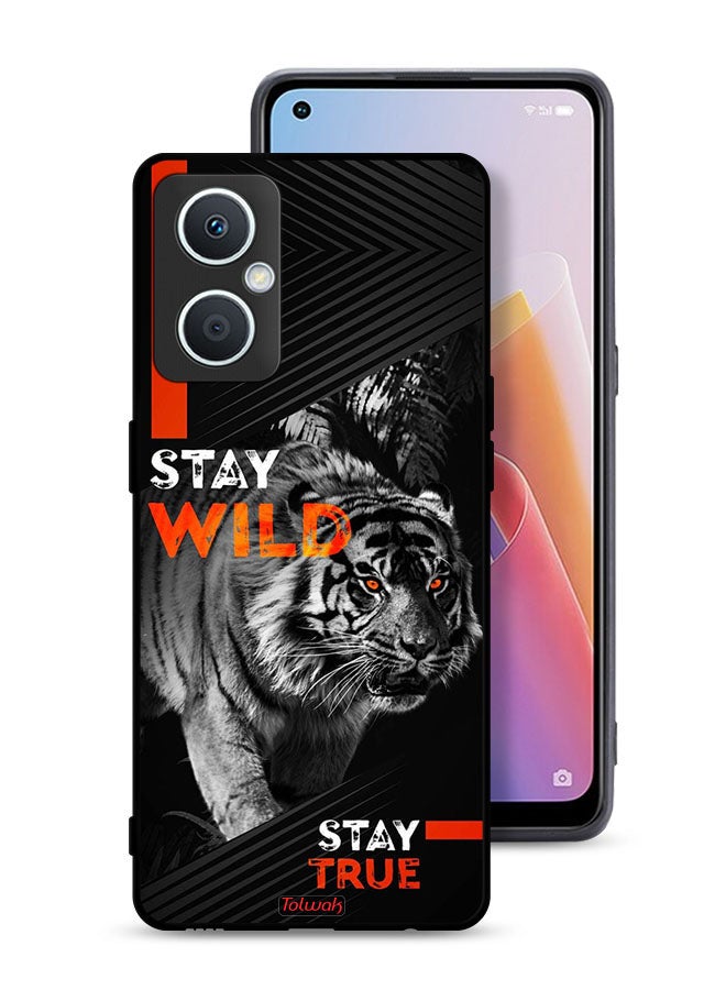 Tolwak Oppo A96 5G (China) Protective Case Cover Stay Wild Stay True  - Image 1