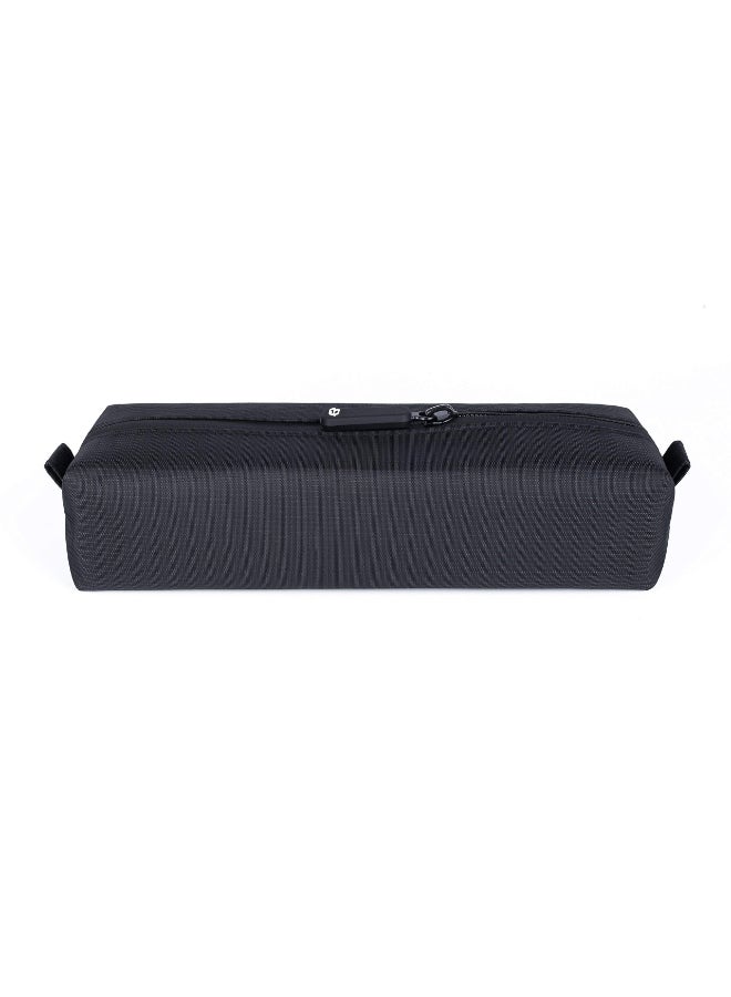 Comfyable Small Toiletry Bag for Men Slim Mini Toothbrush Case Mini Dopp Kit Bag for Electronics Tech Gym WaterResistant Essentials Pouch Black - Image 2