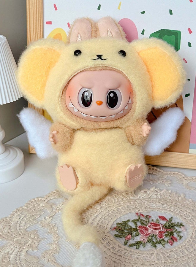 Clothes for 17cm Dolls Fashion Garment Accessories(No Doll), Cute for 6.69inch (17cm) Doll Soft Cotton Clothing Replacement  - Image 4