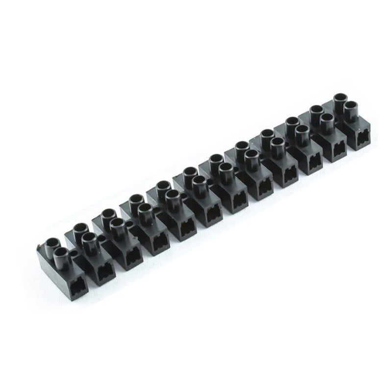 Generic Electrical Wire Harness 10mm - 12 Way 10A 250V Black Screw Mount Plastic - Image 1