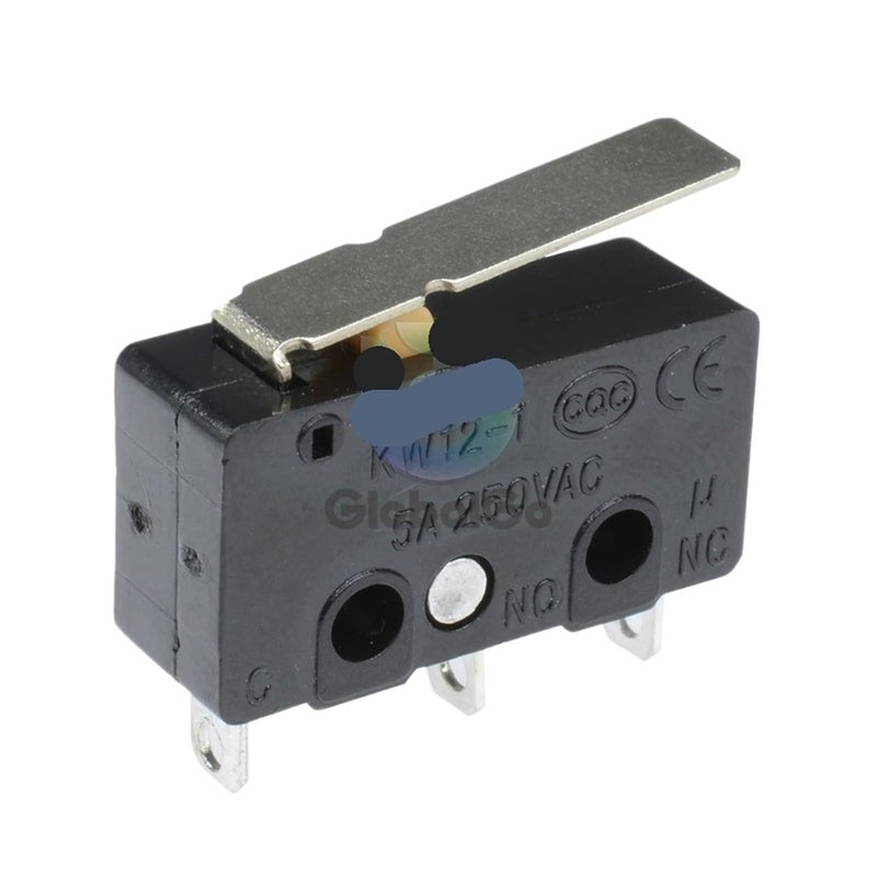 KW11 3Z Micro Switch 10pcs Black 3 Pin 5A 250V N O N C Mini Limit Tact On Off Switch - Image 4