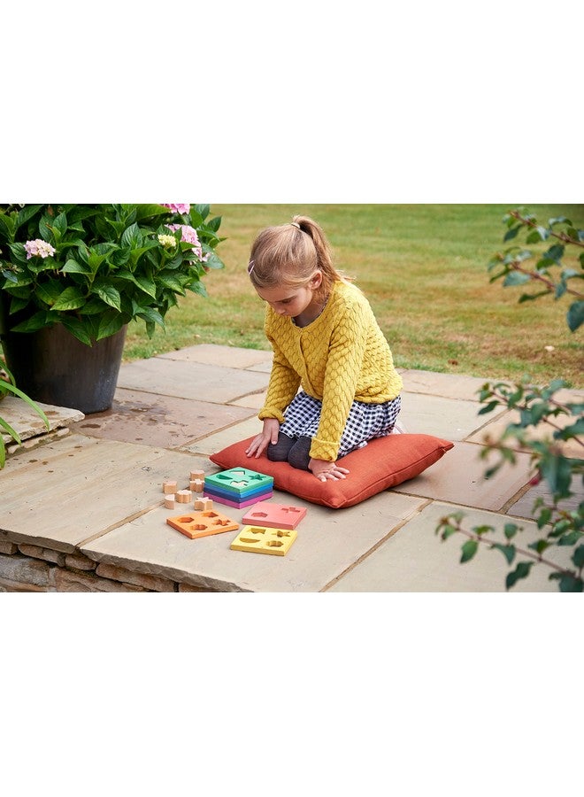 TickiT مكدس الأشكال الخشبي قوس قزح - Image 2