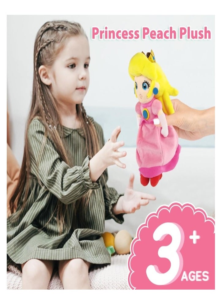 رات سو - لعبة دمية الأميرة من مجموعة ماريو أول ستار - هدية لطيفة لمحبي ماريو والأطفال - Image 1