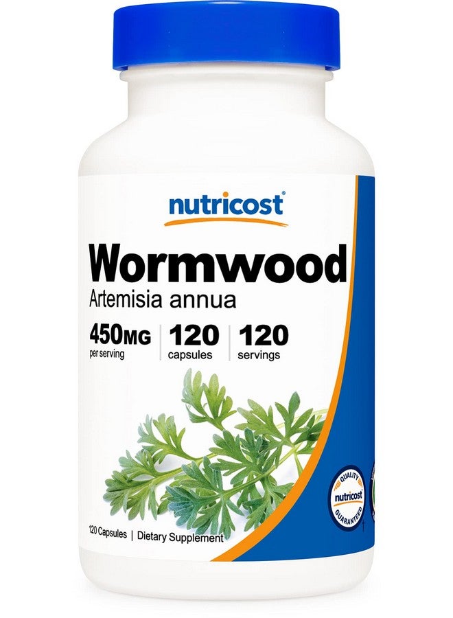 Nutricost كبسولات الشيح 450 مجم 120 كبسولة نباتية خالية من الجلوتين وغير ضارة - Image 1