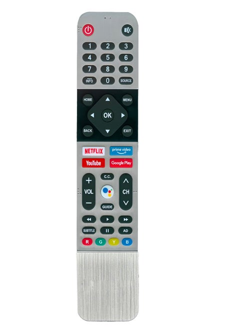 Skyworth TV Remote Control with Google Assistant Bluetooth Voice Command Remote Android tv with Netflix Prime Video YouTube and Google Play hot Keys Pairing Must