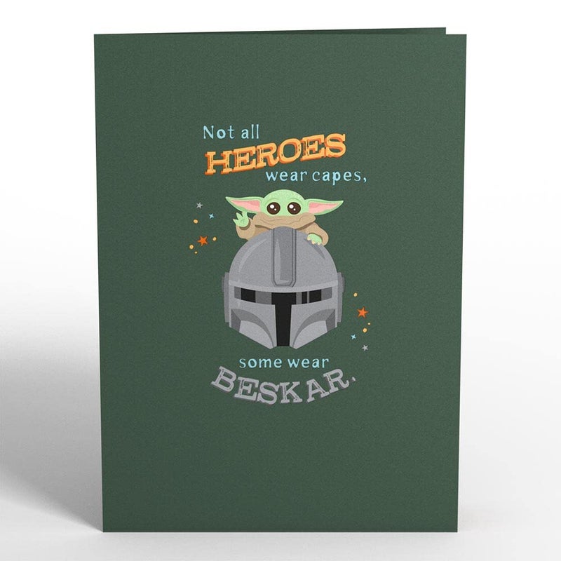 Lovepop Star Warsâ„¢ The Mandalorianâ„¢ Beskar Father's Day Pop-Up Card, 5â€ X 7â€ Card for Husband or Dad, Greeting Card with Envelope - Image 3