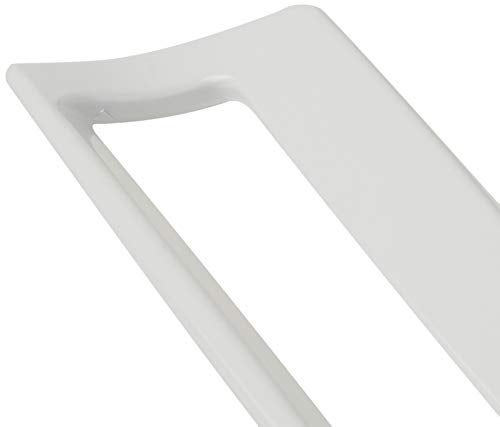 Prime-Line مجموعة مقبض باب الفناء Prime-Line C 1316، 3-15/16 بوصة، مصنوعة من الصب، مقبض خشبي، أبيض، مورتيس، مزود بمفتاح (عبوة فردية) - Image 4