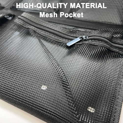 LAFENLIN Lid Organizer for Pelican 1510 Case, 5 Mesh Pockets Storage Organizer, Fits Camera Cases, Diving Dry Boxes, Hard Cases & Toolboxes - Includes Screws & Velcro Straps, Durable, Thickening Mesh - Image 3