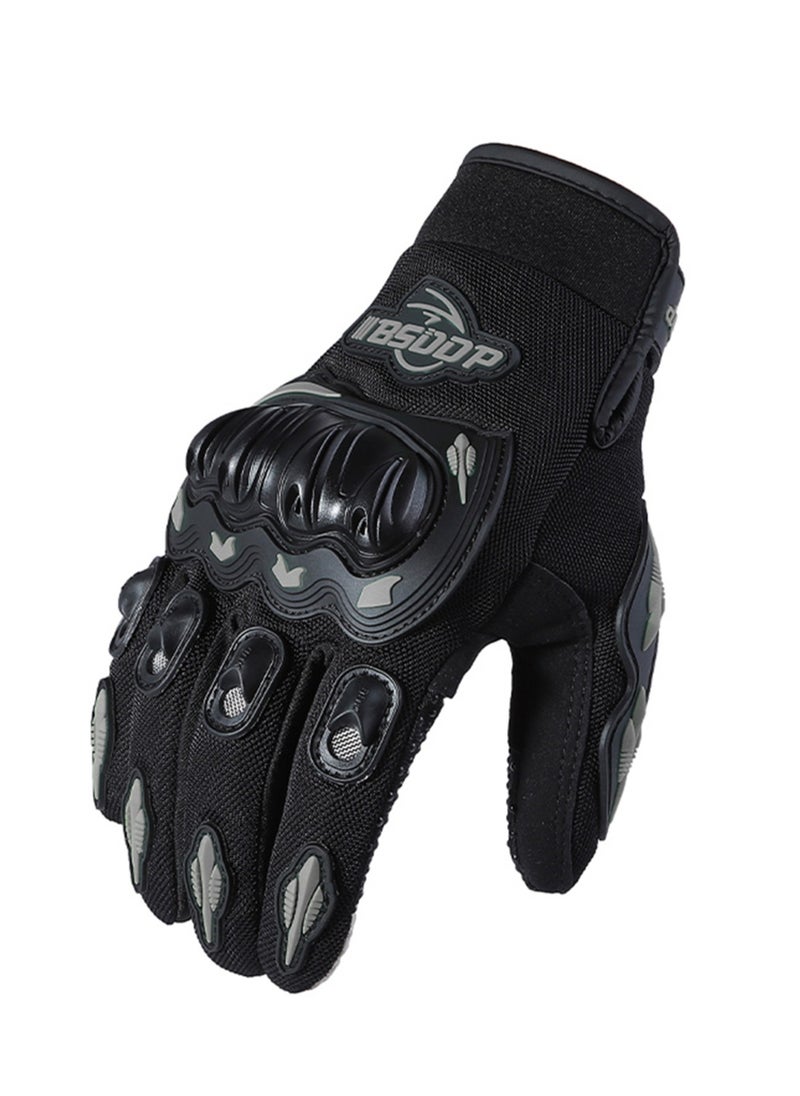 BSDDP Motorcycle Riding Gloves, Rider Anti-slip Anti-drop Four-season Universal Outdoor Breathable Touch Screen Gloves  - Image 3