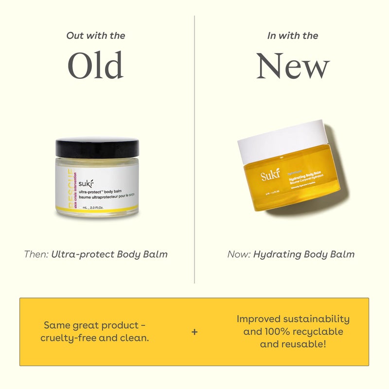 Suki Skincare Ultra-Protect Body Balm - with Cocoa Butter, Coconut Oil, Beeswax, & Shea Butter, 60 ml - Image 2