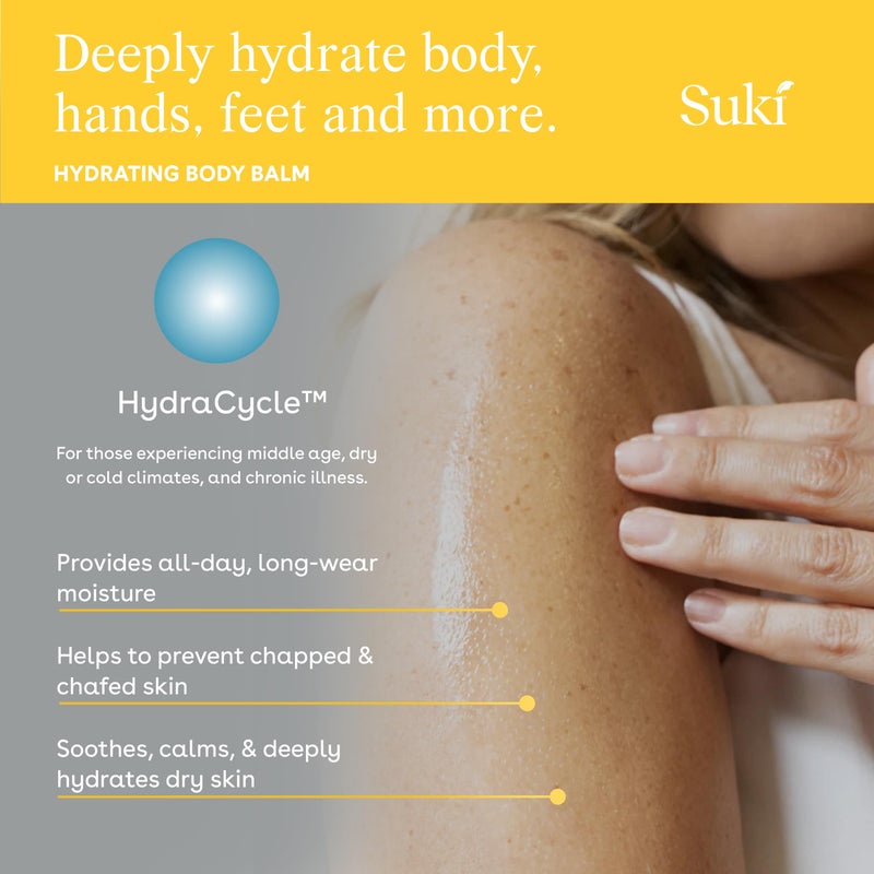 Suki Skincare Ultra-Protect Body Balm - with Cocoa Butter, Coconut Oil, Beeswax, & Shea Butter, 60 ml - Image 4