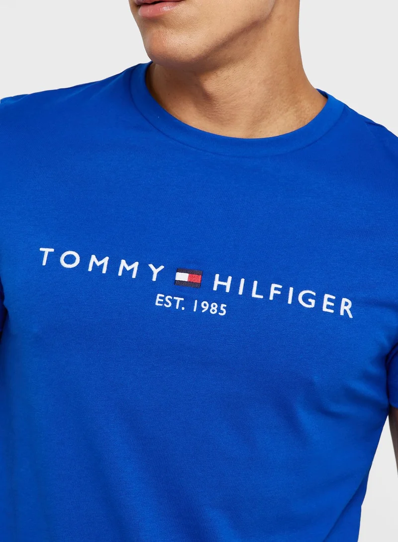 TOMMY HILFIGER Logo Crew Neck T-Shirt