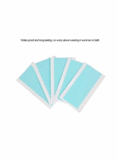 Y&D 5 Sheets Hair Tape Adhesive Glue 4cm*0.8cm Double Side Waterproof For Lace Wig Extension Tool  - Image 1