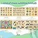 edutree Wooden Peg Puzzles for Toddlers 24 6 Pack Educational Peg Puzzles Montessori Toys Learning Puzzles for Kids Girs Boys 13 35 with Alphabet Number Animal Vehicle Shape - Image 4