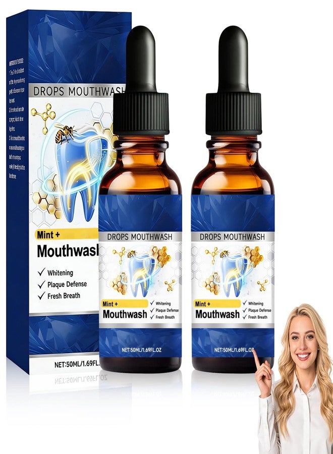 BSpecter 2PCS Beetakt Oral Repair Solution, Mint Flavored Oral Mouthwash, Professional Gum Restore Drops, Teeth Restoration, Effectively Improves Oral Hygiene and Freshens Breath - Image 1