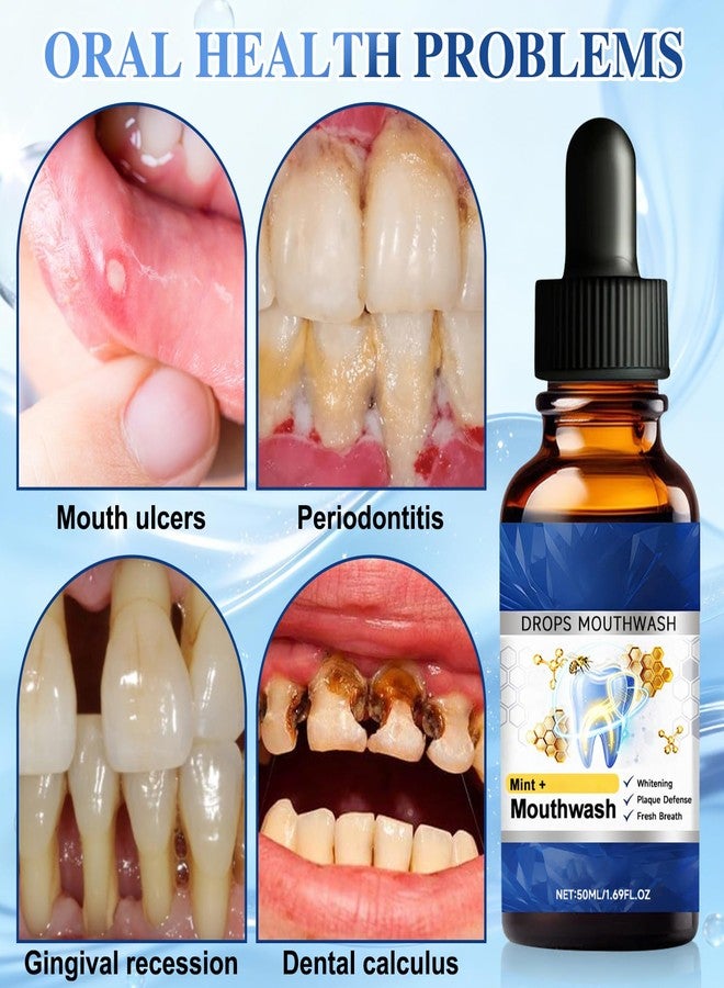BSpecter 2PCS Beetakt Oral Repair Solution, Mint Flavored Oral Mouthwash, Professional Gum Restore Drops, Teeth Restoration, Effectively Improves Oral Hygiene and Freshens Breath - Image 5