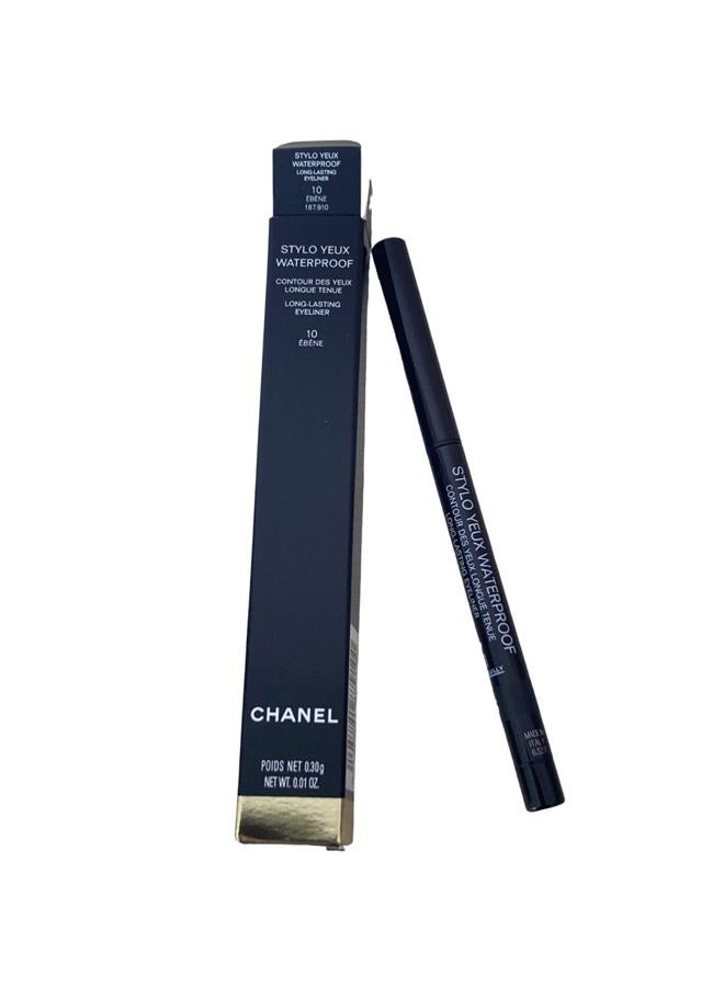 CHANEL قلم تحديد عيون مقاوم للماء يدوم طويلاً 10 إيبين 0.01 أونصة - Image 5