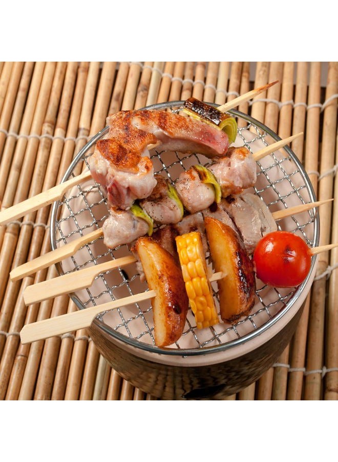 XMZY 200 PCS Bamboo Skewers for Appetizers, Kabob Skewers, Skewers for Grilling, Bamboo Sticks for Fruit Kabobs, Charcuterie Boards Accessories (8 Inch) - Image 3